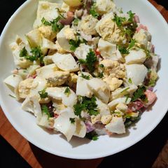 EGG SALAD with RANCH DRESSING A picture of EGG SALAD with RANCH DRESSING.