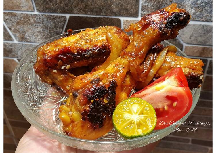 Resep Ayam Bakar double pan/teflon Anti Gagal