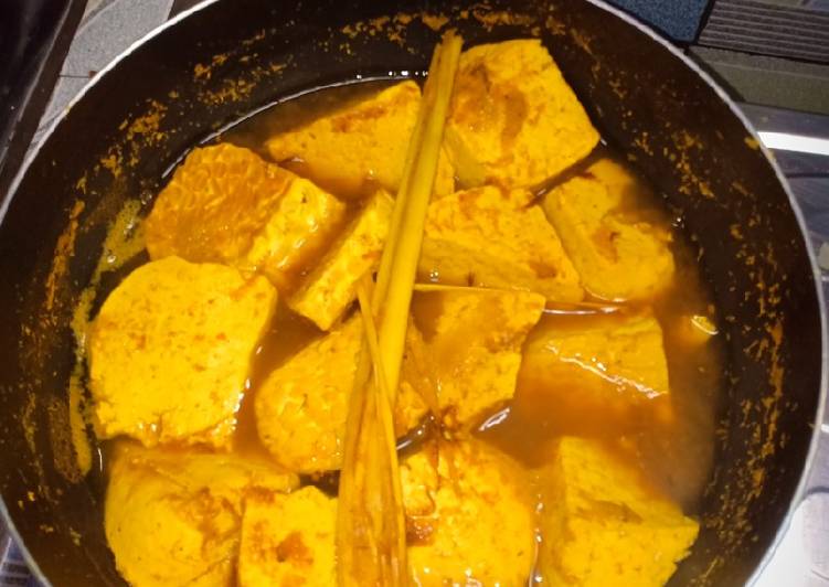 Ungkep tahu tempe sisa rempah jsr