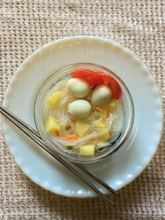 Foto resep Sup Bihun Telur Puyuh