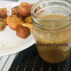 A picture of Tamarind horchata (kunun tsamiya).