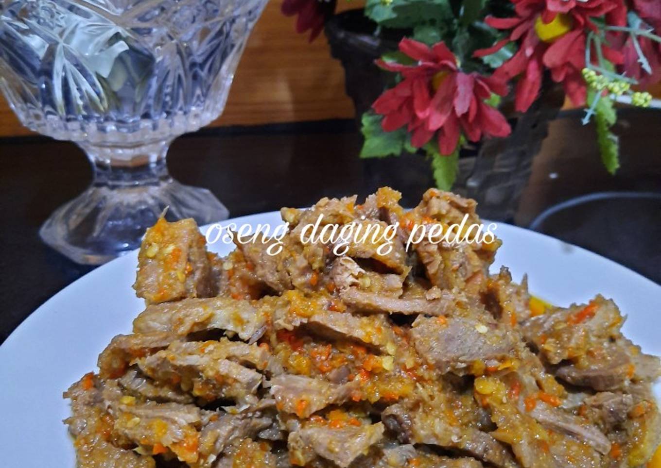 Oseng daging pedas