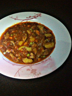 A picture of Vegetable soup.