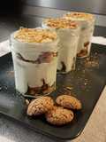 Jar Dessert with Mascarpone Cream and Amaretti Cookies