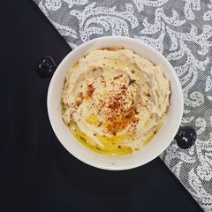 A picture of Lima or Butter Beans Hummus.