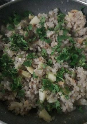 A picture of Vrat wali Sabudana ki khichdi.