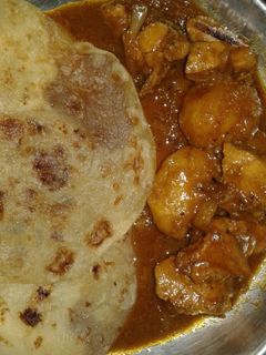 পরোটা চিকেন কষা রেসিপির প্রধান ছবি