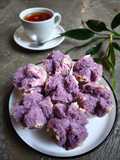Bolu Kukus Ubi Ungu Keju