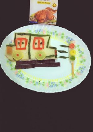 A picture of Car sandwich.