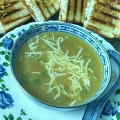 A picture of Sweet corn soup.