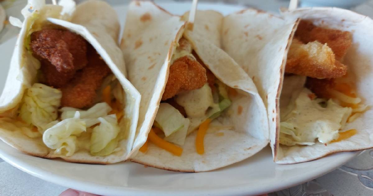 30 recetas muy ricas de wraps de pollo fritas compartidas por cocineros