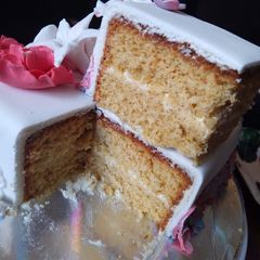 A picture of Mango cake.
