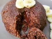 Une photo de coulant chocolat