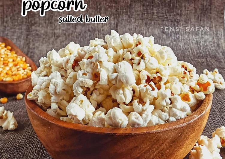 Cara Memasak Cepat Popcorn - Salted Butter Enak Bergizi