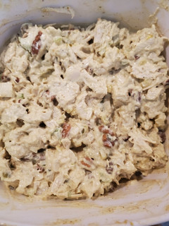 A picture of Curry chicken salad.