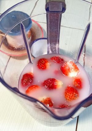Foto resep Jus strawberry