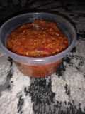 Cooked chilli (Pilipili ya kukaanga)