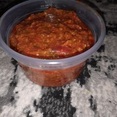 A picture of Cooked chilli (Pilipili ya kukaanga).