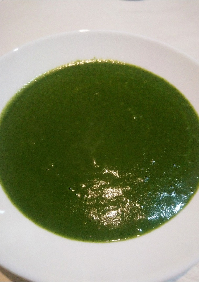 Una foto de Crema de espinacas