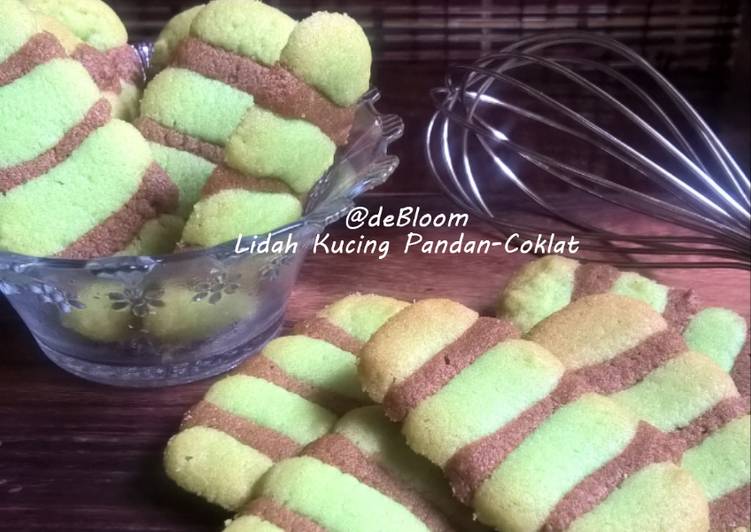 Cara Cepat saat makan malam206. Lidah Kucing Pandan-Coklat
