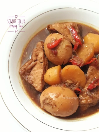 Langkah Gampang Menyiapkan Resep Semur Telur Kentang Tahu yang Enak Banget Anti Ribet, Bikin Ngiler