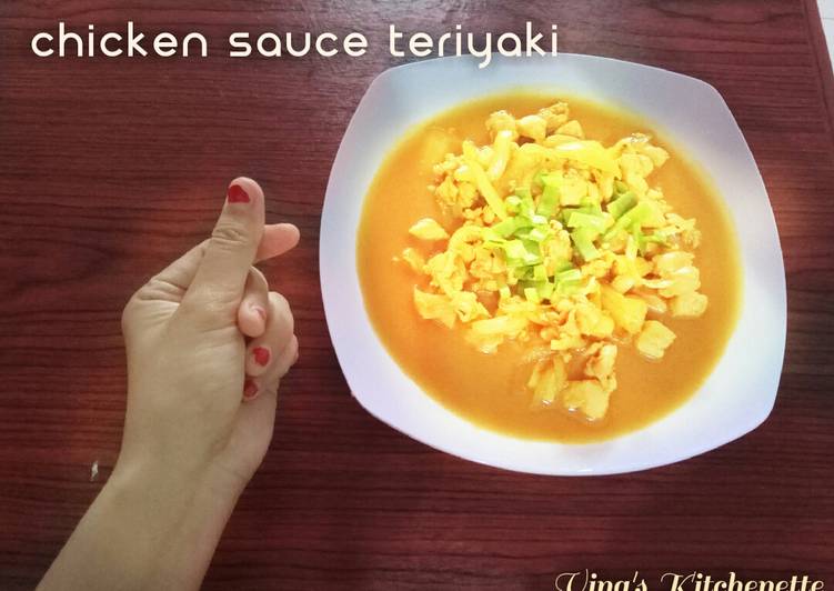 Cara Gampang Menyiapkan 6. Chicken sauce teriyaki, Lezat Sekali