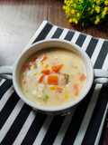 Creamy chicken soup ala KFC