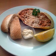 A picture of Vickys Dressed Crab, Gluten, Dairy, Egg & Soy-Free.