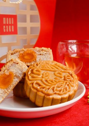 Hình của món Trung thu sữa dừa.