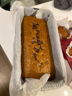 Una foto de Bizcocho de yogur con pepitas de chocolate