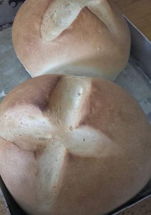 Una foto de Pan de campo receta de marcelo vallejo