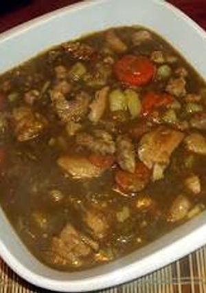 A picture of Waffuu Chicken Curry (Japanese-style Chicken Curry).