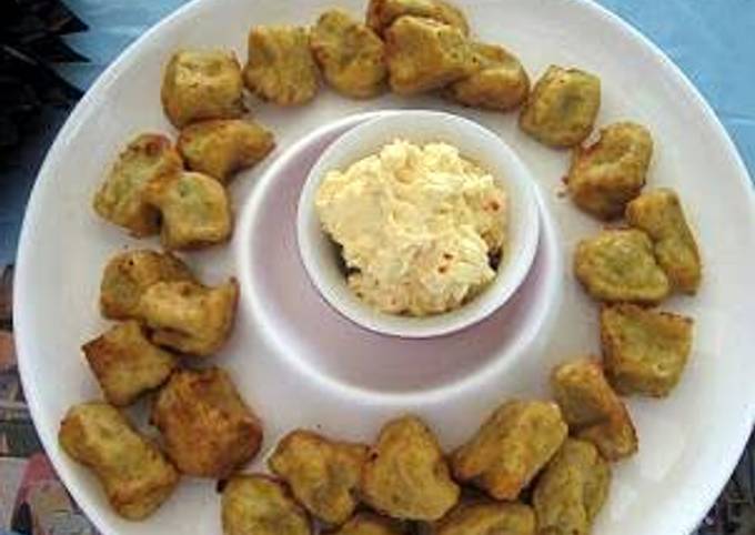 Kumara Gnocchi with Sweet Thai Chilli Cream Cheese Dip