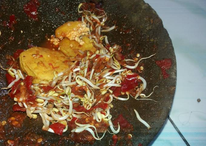 Resep Sambal Tauge Tahu Oleh Novalia Febriana Cookpad