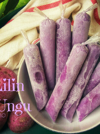 Resep Es Lilin Ubi Ungu (dairy free) Anti Gagal
