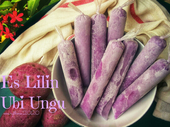 Resep Es Lilin Ubi Ungu (dairy free) Anti Gagal