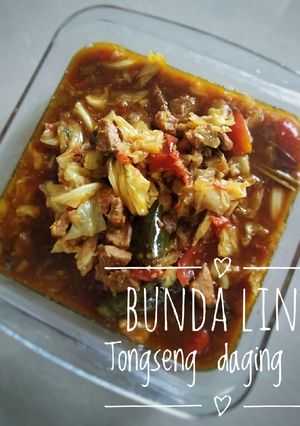 Foto resep Tongseng daging sapi tanpa santan