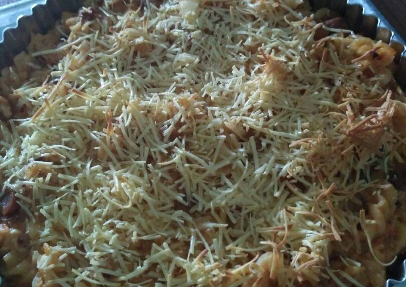 Makaroni schotel bolognese