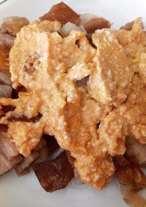 Foto resep Babi kriuk telur asin