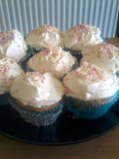 A picture of Michael C's Vanilla Cupcakes.