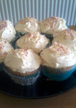 A picture of Michael C's Vanilla Cupcakes.