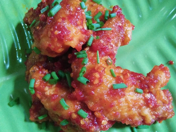 Langkah Gampang Menyiapkan Resep Sayap ayam saos tomat yang Uenak Anti Ribet, Menggugah Selera