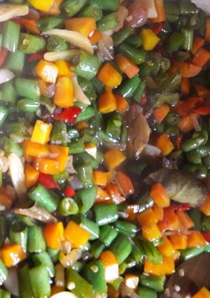 Foto resep Tumis buncis wortel