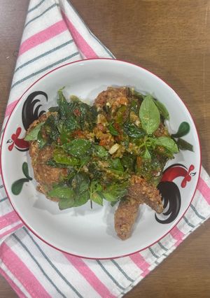 Foto resep Ayam Goreng Sambal Kemangi