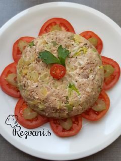 عکسی از دستور سالاد کرفس و تن ماهی