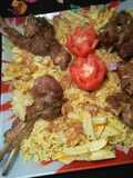 Muton Chops With Golden Rice