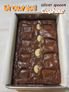 Foto resep Brownies Silver Queen Cashew