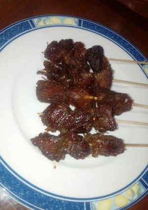 Foto resep Saikoro beef satay
