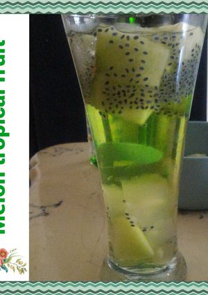 Foto resep Melon tropical fruit