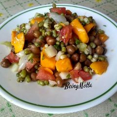 Seasonal Fruits & Sprouts Salad A picture of Seasonal Fruits & Sprouts Salad.
